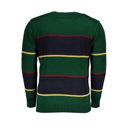Sweatshirt by U.S. Grand Polo for men in acrylic green features a unrivaled silhouette with a refined and unrivaled detailing for a sophisticated look.
