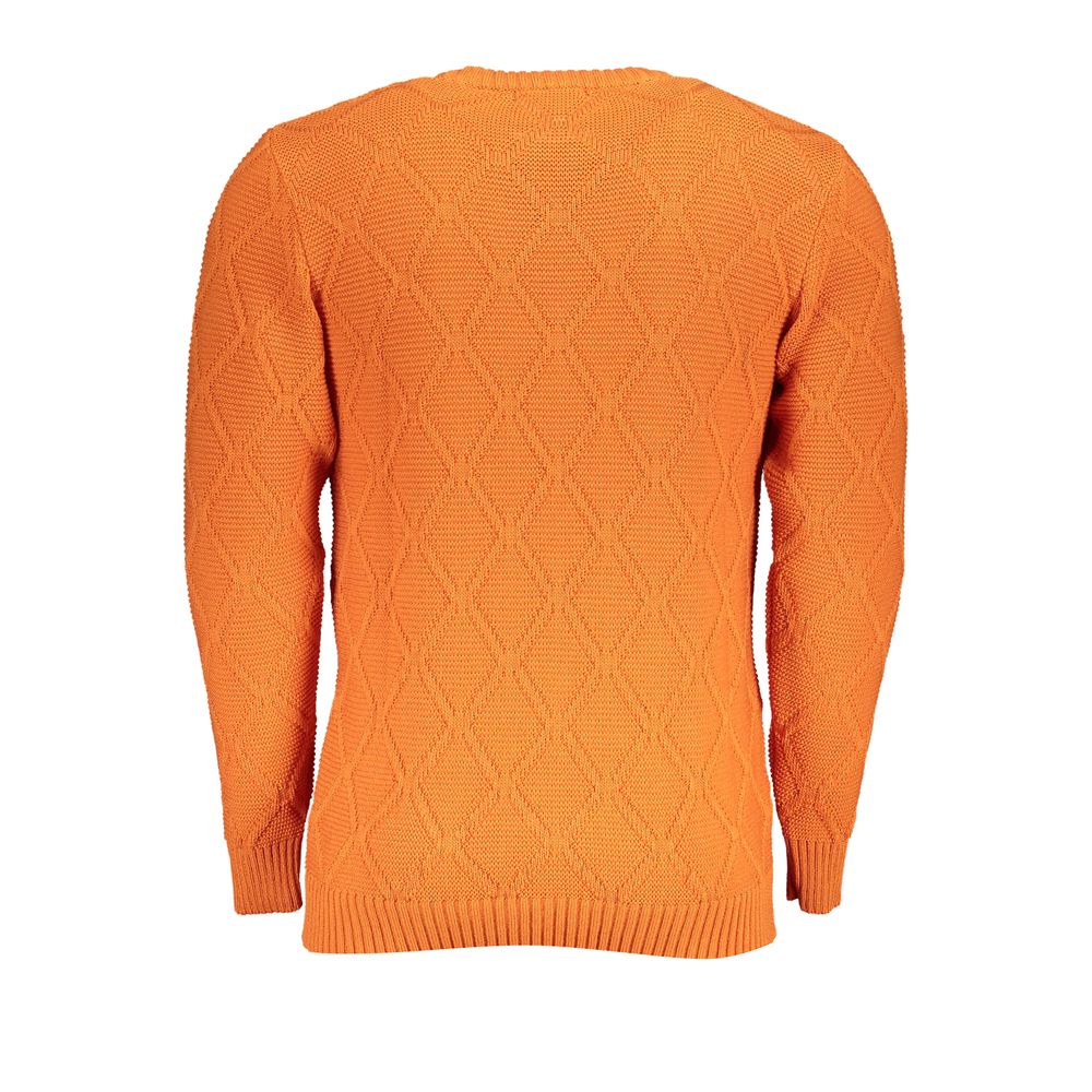 Sweatshirt by U.S. Grand Polo for men in acrylic orange features an enviable silhouette, showcasing a premium and refined for a truly enviable finish.