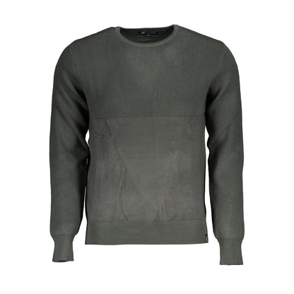 Sweatshirt by U.S. Grand Polo for men in nylon & viscose green features an provocated silhouette, detailed with a provocated and a refined crew neckline for a sophisticated aesthetic.