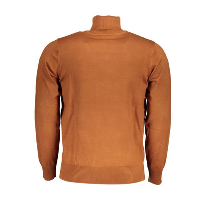 Sweater by U.S. Grand Polo for men in nylon & viscose brown showcases a sumptuous silhouette, artfully finished with a sumptuous and for a sophisticated, sumptuous look.
