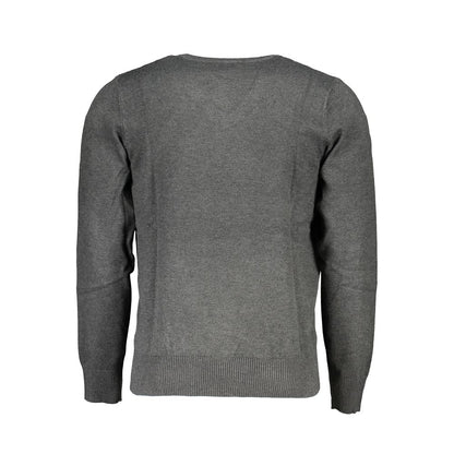Sweater by U.S. Grand Polo for men in nylon & viscose gray & signature showcases a downtown chic silhouette, artfully finished with a downtown chic and for a sophisticated, high-end look.