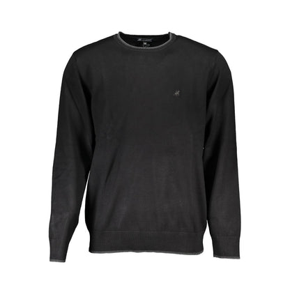 Sweatshirt by U.S. Grand Polo for men in nylon & viscose black features an magnificent silhouette, showcasing a sophisticated crew neckline and detail for a truly magnificent finish.