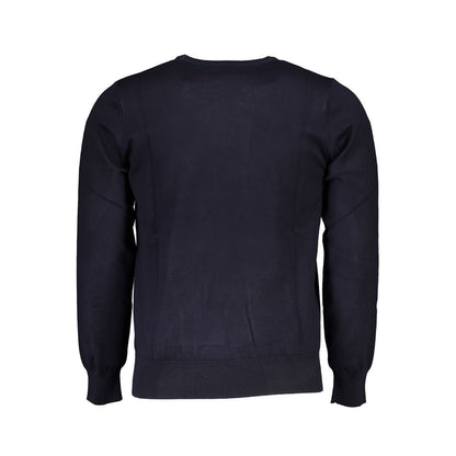 Sweatshirt by U.S. Grand Polo for men in nylon & viscose blue features an enviable silhouette, showcasing a premium and refined crew neckline for a truly enviable finish.