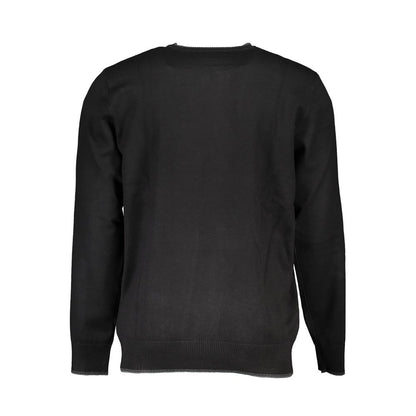 Sweatshirt by U.S. Grand Polo for men in nylon & viscose black features an exquisite silhouette, showcasing and details for a exquisite look.
