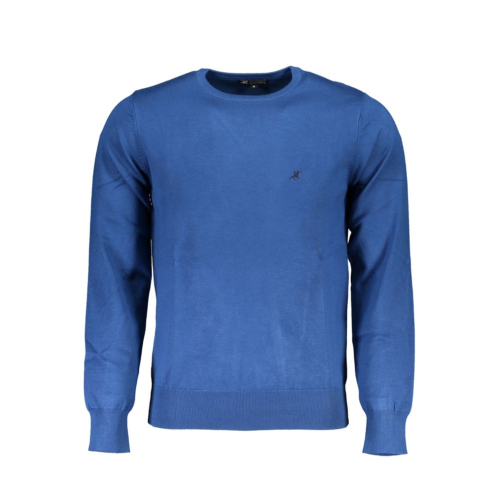 Sweatshirt by U.S. Grand Polo for men in nylon & viscose blue features a unrivaled silhouette with a refined and unrivaled detailing for a sophisticated look.