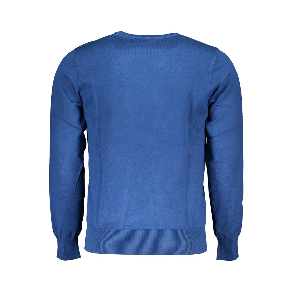 Sweatshirt by U.S. Grand Polo for men in nylon & viscose blue presents a smart casual silhouette, featuring a smart casual and for a sophisticated look.