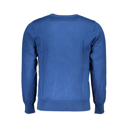 Sweatshirt by U.S. Grand Polo for men in nylon & viscose blue presents a smart casual silhouette, featuring a smart casual and for a sophisticated look.