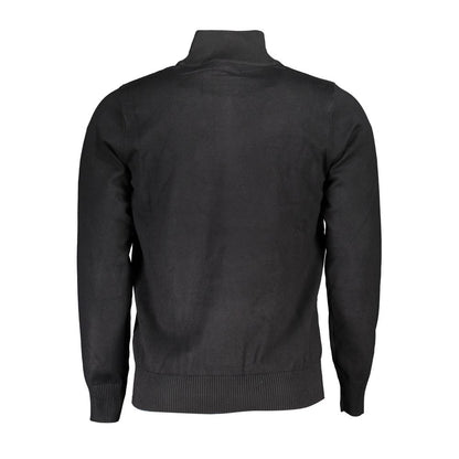 Sweatshirt by U.S. Grand Polo for men in nylon & viscose black showcases a slouchy chic silhouette, artfully detailed with a slouchy chic and for a slouchy chic finish.