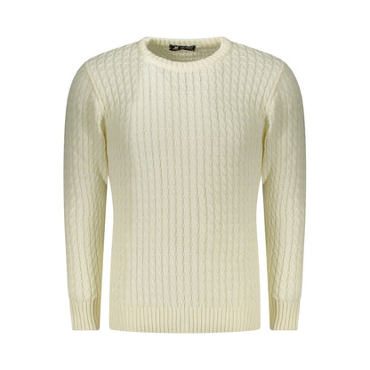 Sweatshirt by U.S. Grand Polo for men in acrylic white & signature features a unrivaled silhouette with a refined crew neckline and unrivaled detailing for a sophisticated look.