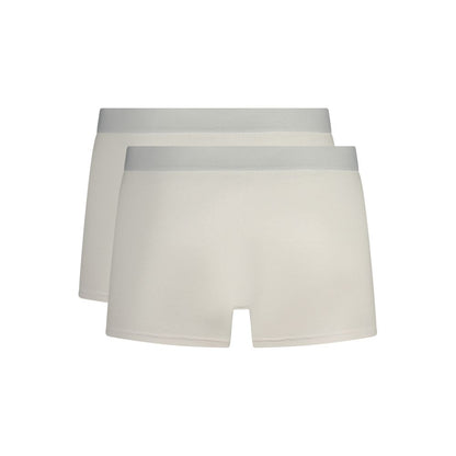 Underwear Boxer Shorts by Trussardi for men in stretch cotton white & print features an sleek fit, showcasing the sleek design of this Crisp Men's Stretch Cotton Underwear Boxer Shorts.