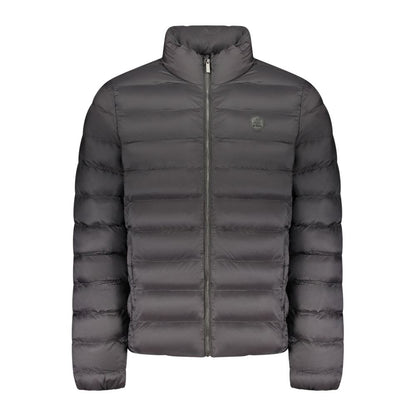 Overcoat by U.S. Grand Polo for men in polyester black showcases a enveloping silhouette, detailed with distinctive lightweight & pockets and a enveloping .