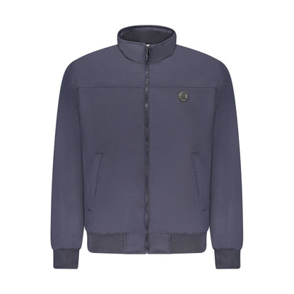 Windbreaker Jacket by U.S. Grand Polo for men in polyester blue features an stylish silhouette, showcasing a sophisticated and performance-driven pockets & windproof for a premium, stylish look.