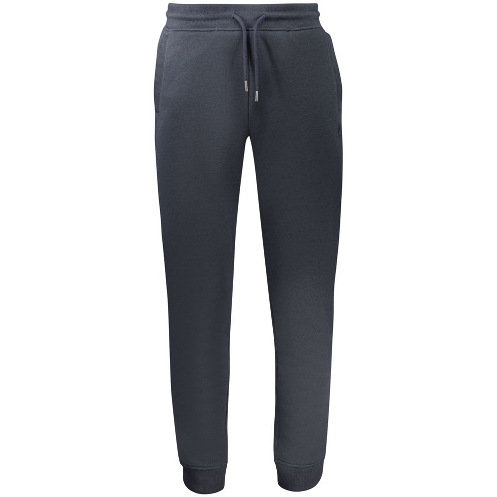Jogger Sweatpants by U.S. Grand Polo for men in cotton polyester blue & print features a versatile silhouette, integrating performance adjustable-waistband with a versatile relaxed-fit, long, and comfortable .