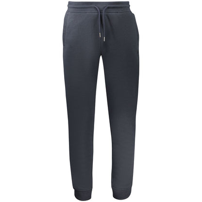 Jogger Sweatpants by U.S. Grand Polo for men in cotton polyester blue & print features a versatile silhouette, integrating performance adjustable-waistband with a versatile relaxed-fit, long, and comfortable .