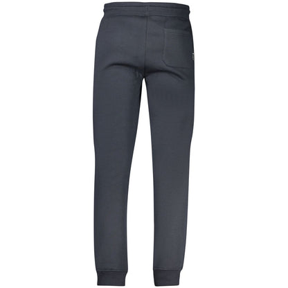 Jogger Sweatpants by U.S. Grand Polo for men in cotton polyester blue & print features an sporty relaxed-fit with a and long, showcasing sporty adjustable-waistband.