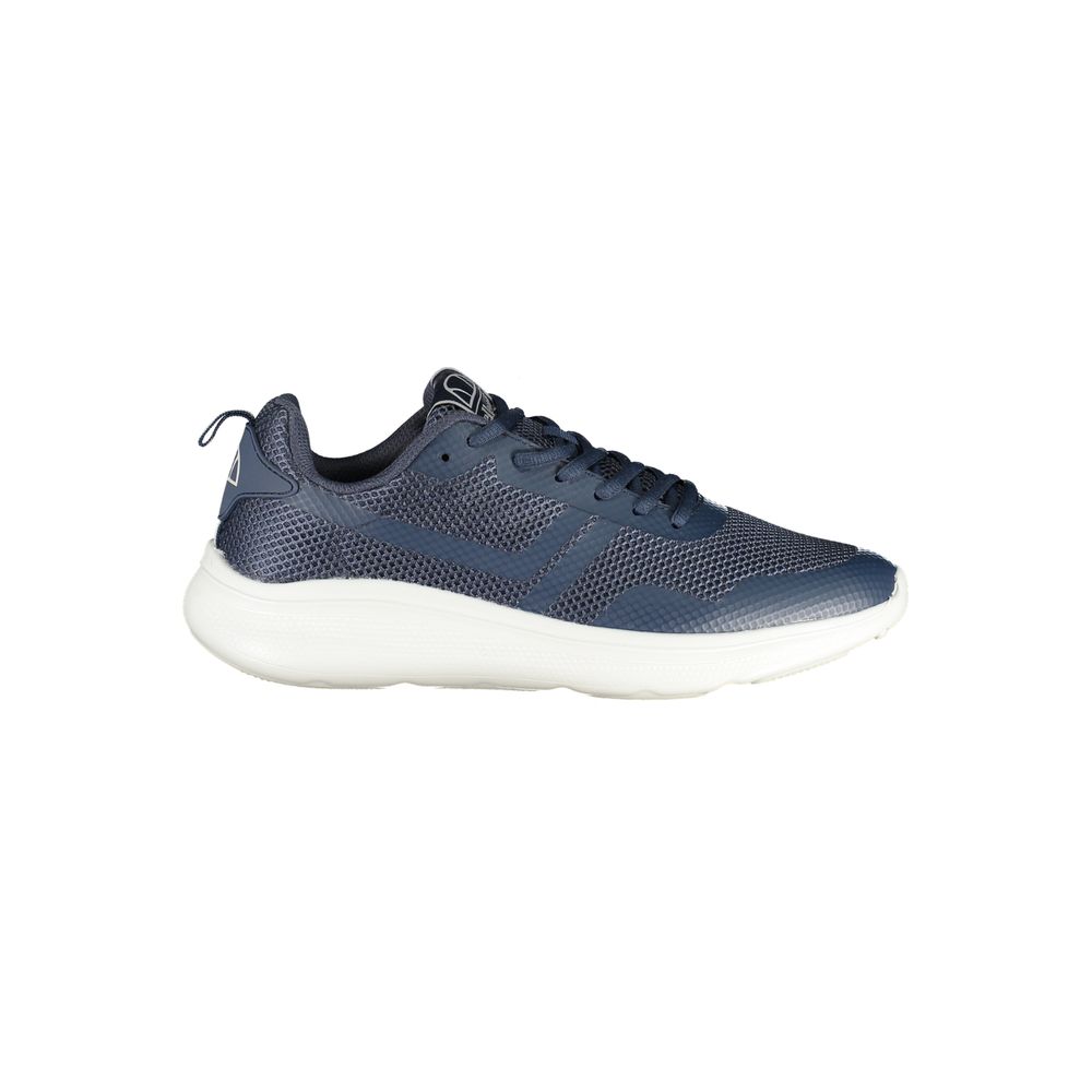Athletic Sneakers by Ellesse for men in polyester & polyurethane blue features an stately silhouette, showcasing the signature athletic style of the Men's Athletic Polyester & Polyurethane Sneakers collection with a truly stately finish.
