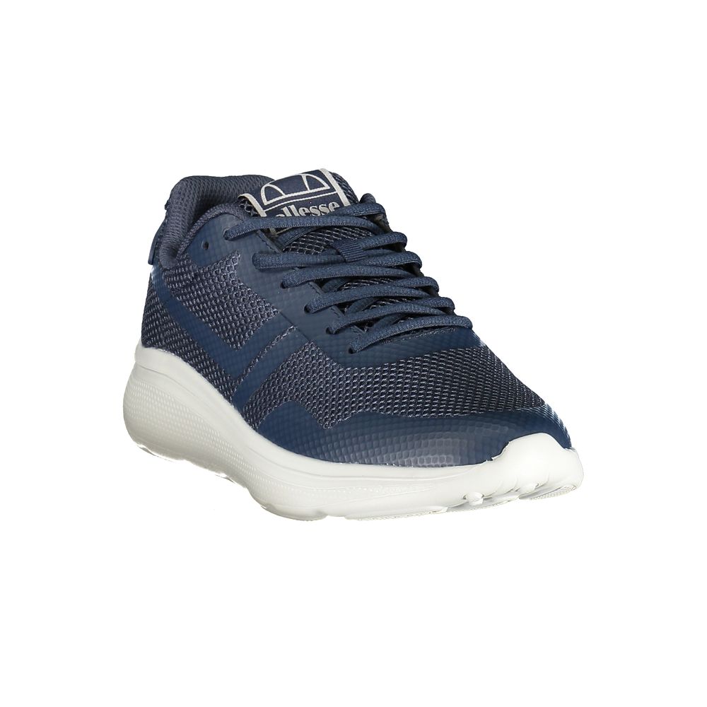 Athletic Sneakers by Ellesse for men in polyester & polyurethane blue showcases an impeccable silhouette, defined by an impeccable athletic style design that perfectly captures the essence of the Men's Athletic Polyester & Polyurethane Sneakers.