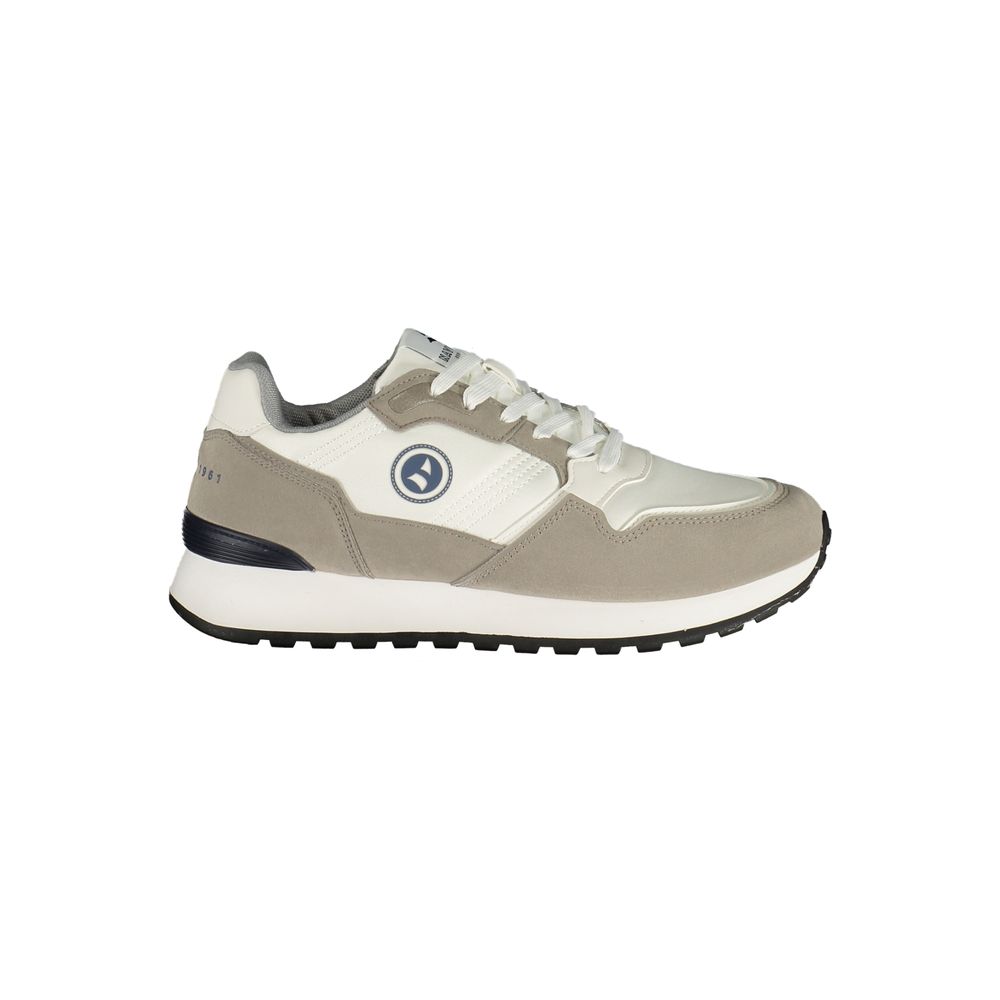 Athletic Sneakers Navigare men polyester & polyurethane gray, white & print featuring a avant-garde Men's Athletic Polyester & Polyurethane Sneakers design with a avant-garde athletic style for a refined finish.