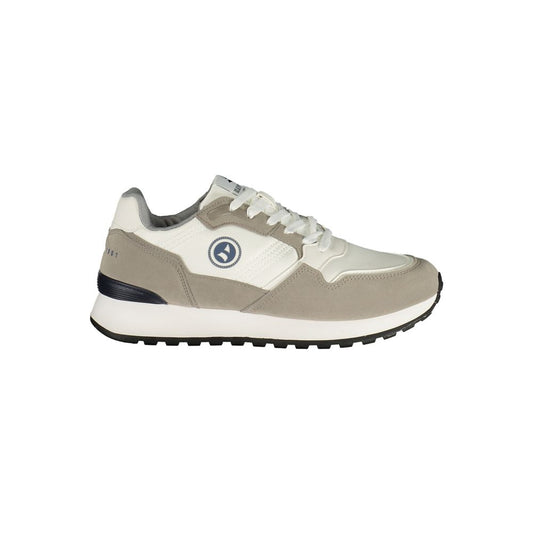Athletic Sneakers Navigare men polyester & polyurethane gray, white & print featuring a avant-garde Men's Athletic Polyester & Polyurethane Sneakers design with a avant-garde athletic style for a refined finish.