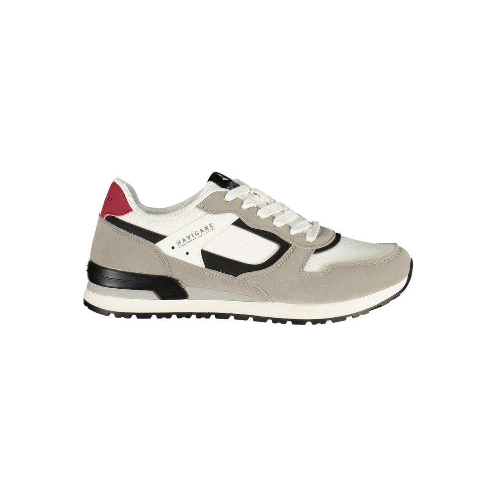 Athletic Sneakers Navigare men polyester & polyurethane black, gray, red, white & print featuring a avant-garde City Explore Men's Athletic Polyester & Polyurethane Sneakers design with a avant-garde athletic style for a refined finish.