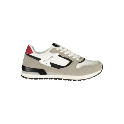 Athletic Sneakers Navigare men polyester & polyurethane black, gray, red, white & print featuring a avant-garde City Explore Men's Athletic Polyester & Polyurethane Sneakers design with a avant-garde athletic style for a refined finish.