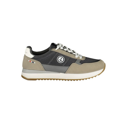 Navigare Men's Athletic Polyester & Polyurethane Sneakers - Gray