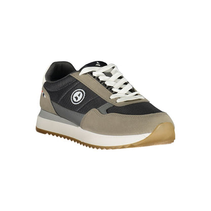 Navigare Men's Athletic Polyester & Polyurethane Sneakers - Gray