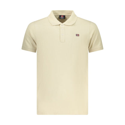 Polo Shirt by Norway 1963 for men in cotton beige presents a distinguished silhouette, showcasing a sophisticated and distinguished for a truly distinguished finish.