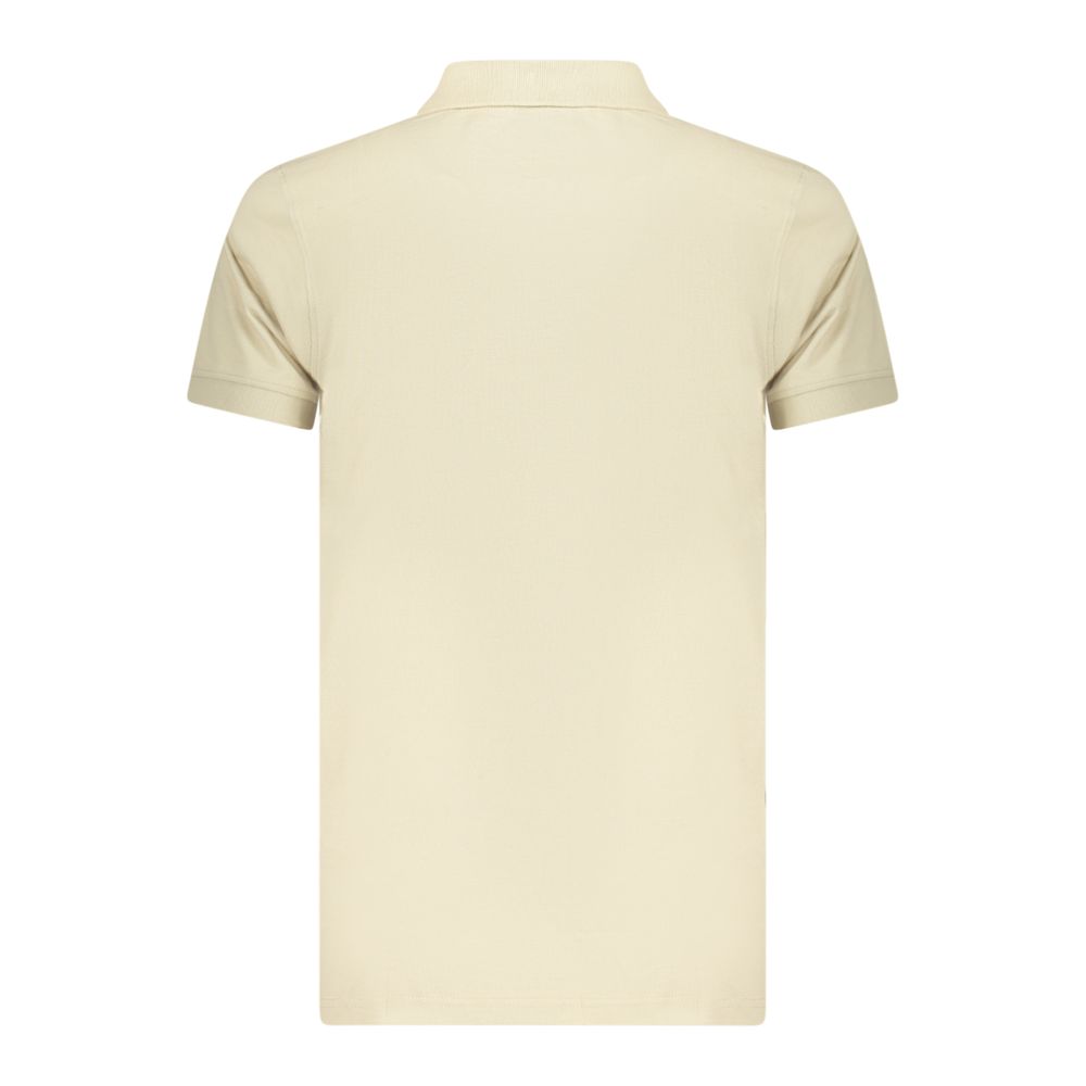Polo Shirt by Norway 1963 for men in cotton beige presents a sleek silhouette, featuring a refined and for a sleek finish.