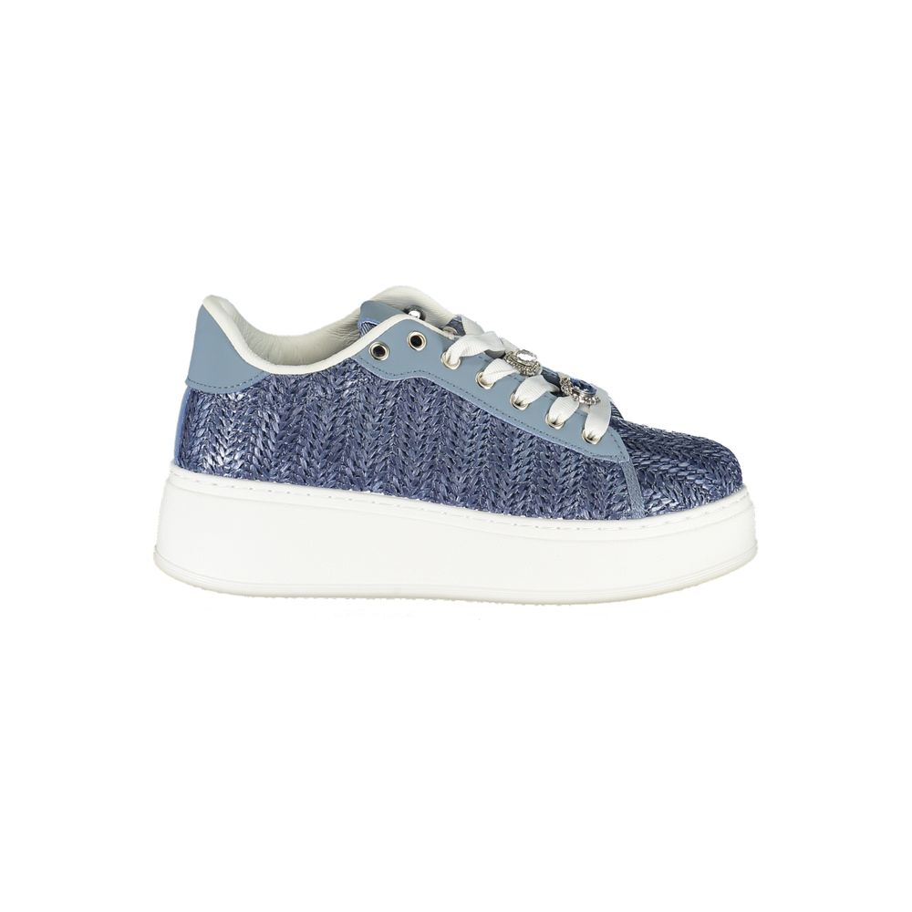 Sneakers by Laura Biagiotti for women in polyester & polyurethane blue features a sumptuous design, perfectly showcasing the sumptuous fashion style of this Women's Fashion Polyester & Polyurethane Sneakers.