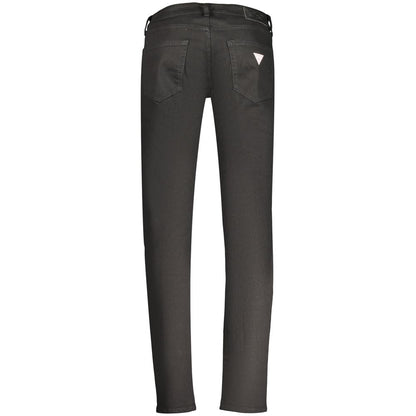 Jeans by Guess Jeans for men in stretch denim cotton black features an sophisticated and skinny with a precise long, creating a sophisticated and sophisticated silhouette.