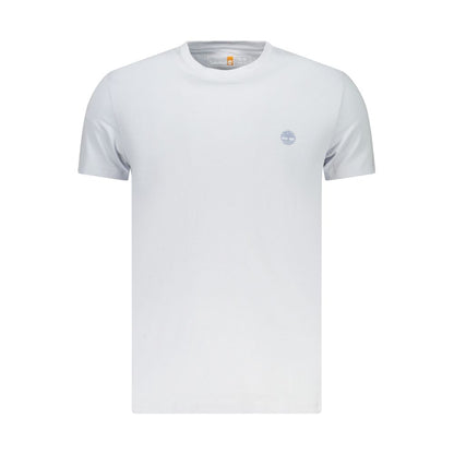 T-Shirt by Timberland for men in cotton azzurro showcases a dramatic silhouette, elegantly detailed with a dramatic and for a truly dramatic finish.