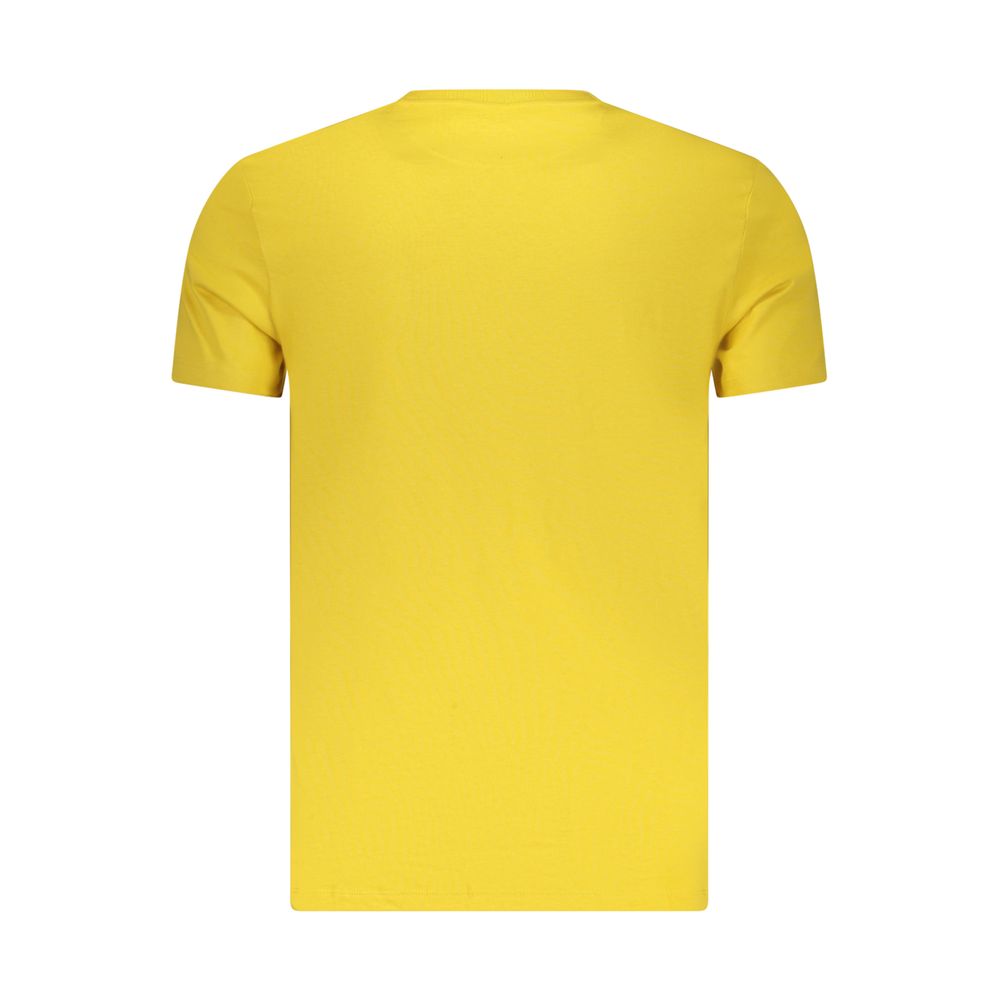 T-Shirt by Timberland for men in cotton yellow showcases a unassuming silhouette, artfully detailed with a refined and unassuming for a sophisticated, contemporary look.