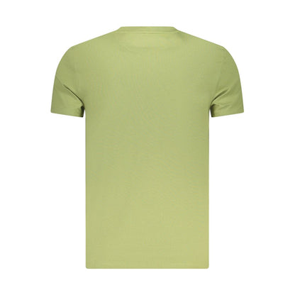 T-Shirt by Timberland for men in cotton green showcases a chic silhouette, artfully detailed with a chic and for a chic finish.