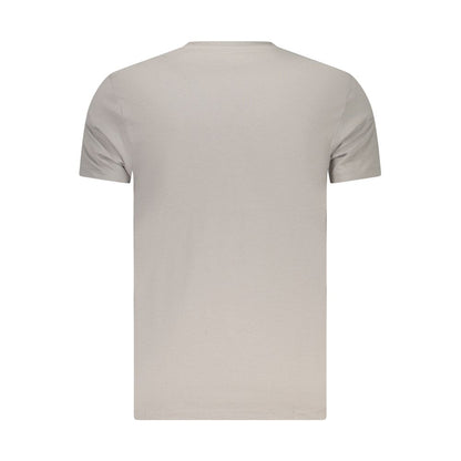 T-Shirt by Timberland for men in organic cotton gray showcases a chic silhouette, artfully detailed with a chic and for a chic finish.