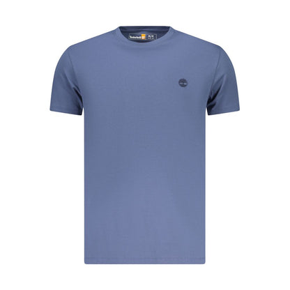 T-Shirt by Timberland for men in cotton blue features an on trend silhouette, perfectly showcasing a on trend and for an elevated aesthetic.