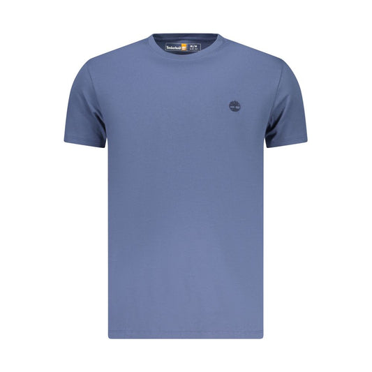 T-Shirt by Timberland for men in cotton blue features an on trend silhouette, perfectly showcasing a on trend and for an elevated aesthetic.