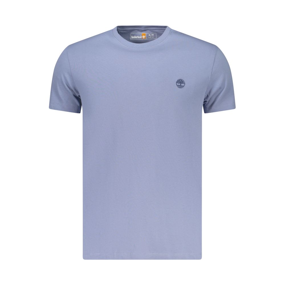 T-Shirt by Timberland for men in cotton azzurro features an on trend silhouette, perfectly showcasing a on trend and for an elevated aesthetic.