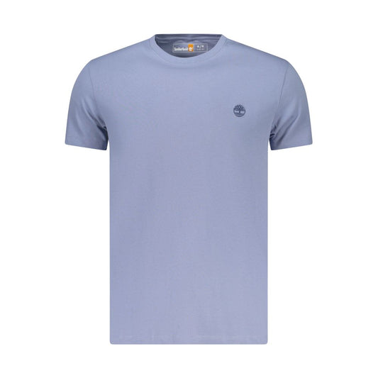 T-Shirt by Timberland for men in cotton azzurro features an on trend silhouette, perfectly showcasing a on trend and for an elevated aesthetic.