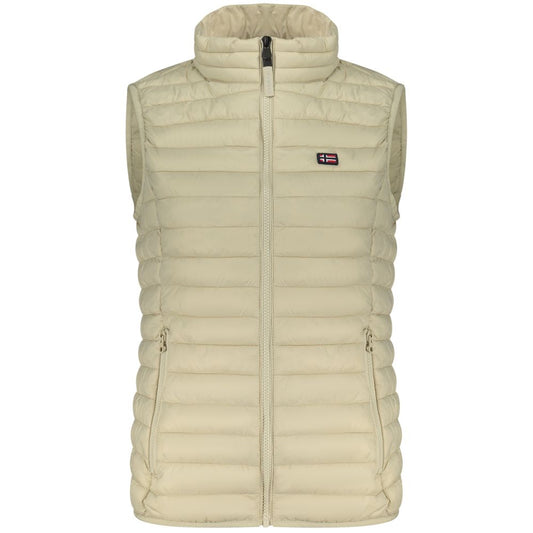 Vest by Norway 1963 for women in polyamide beige features an contemporary silhouette, showcasing refined lightweight and a contemporary for a sophisticated layered look.