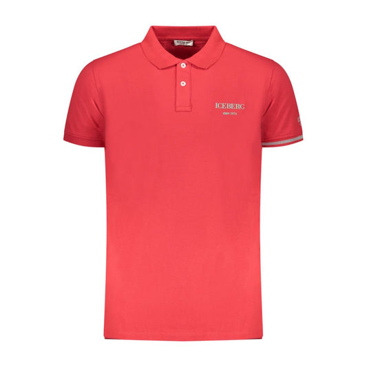 This Polo Shirt by Iceberg for men in stretch cotton red & print presents a flawless silhouette, showcasing flawless detailing and a refined for a truly flawless aesthetic.