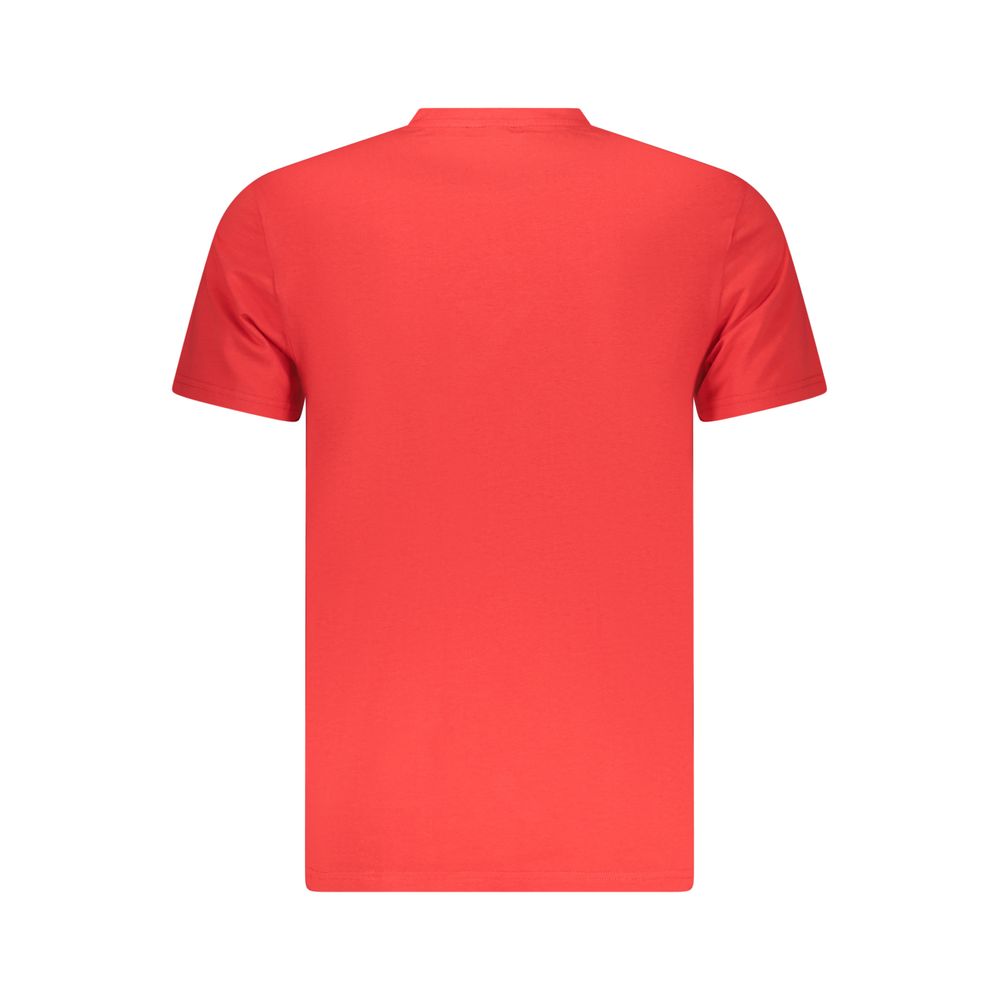 T-Shirt by Iceberg for men in stretch cotton red showcases a unassuming silhouette, artfully detailed with a refined and unassuming for a sophisticated, contemporary look.