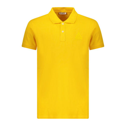 Polo Shirt by Iceberg for men in stretch cotton yellow features a eye catching silhouette, showcasing a refined and for a eye catching finish.