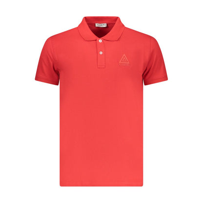 Polo Shirt by Iceberg for men in polyamide cotton red presents a sleek silhouette, featuring a refined and for a sleek finish.