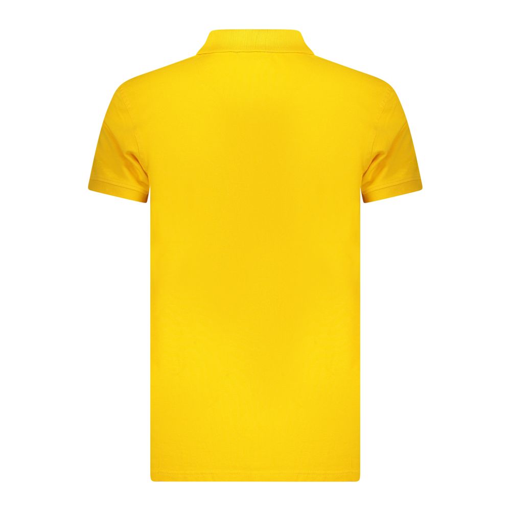 Polo Shirt by Iceberg for men in stretch cotton yellow presents a crisp silhouette, artfully detailed with a crisp and crisp .