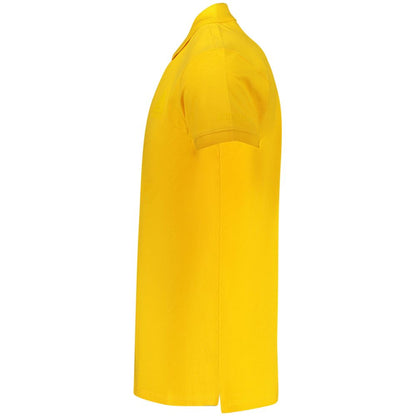 Polo Shirt by Iceberg for men in stretch cotton yellow showcases a enviable silhouette, featuring a refined and for a enviable finish.