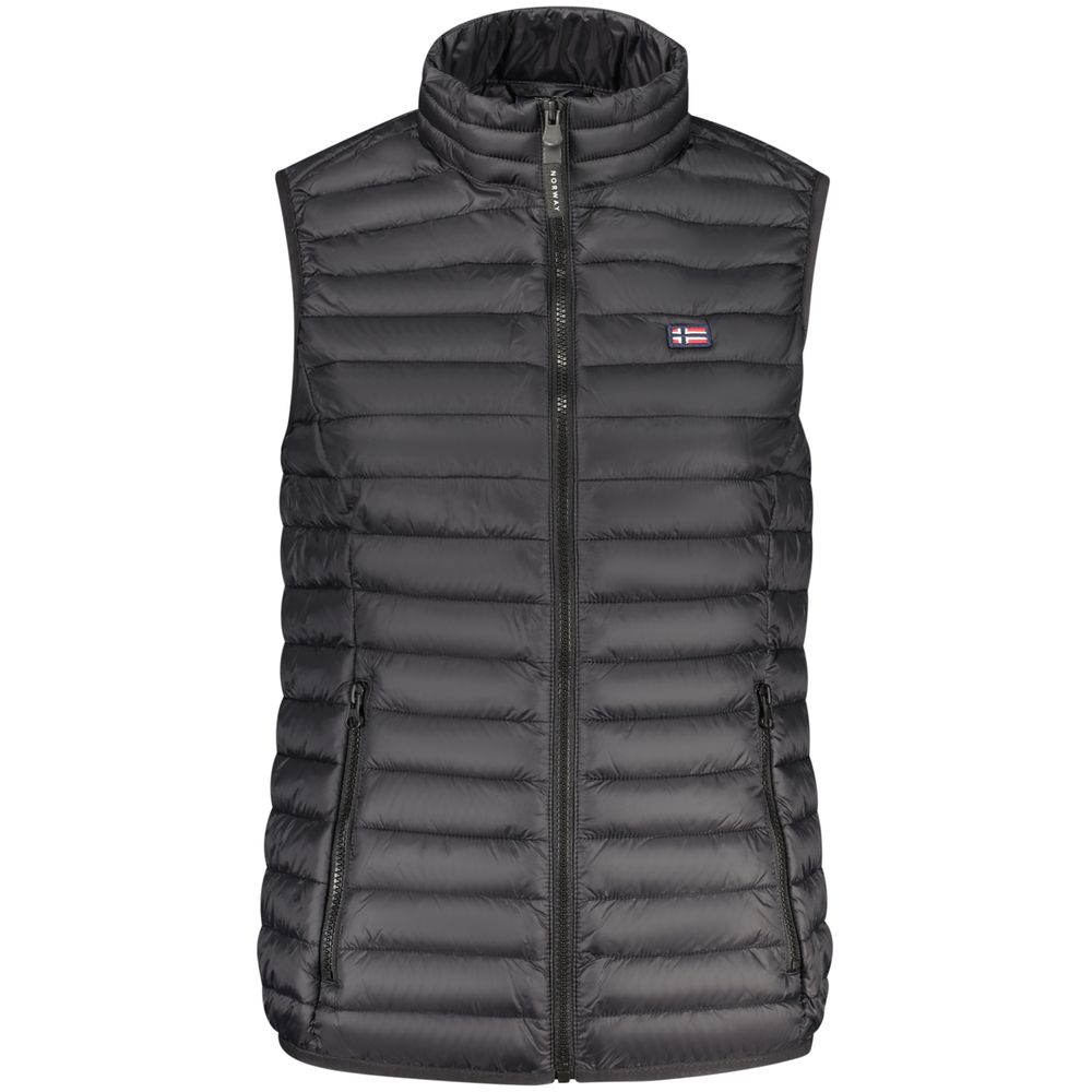 Vest by Norway 1963 for women in polyamide black features an on trend silhouette, showcasing a sophisticated and premium lightweight & pockets for a truly on trend finish.