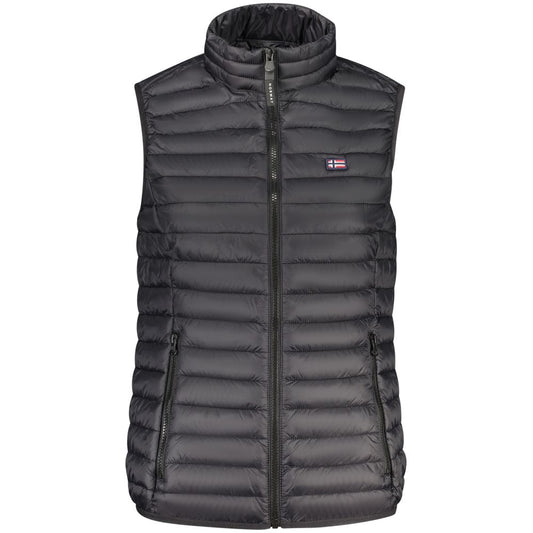 Vest by Norway 1963 for women in polyamide black features an on trend silhouette, showcasing a sophisticated and premium lightweight & pockets for a truly on trend finish.