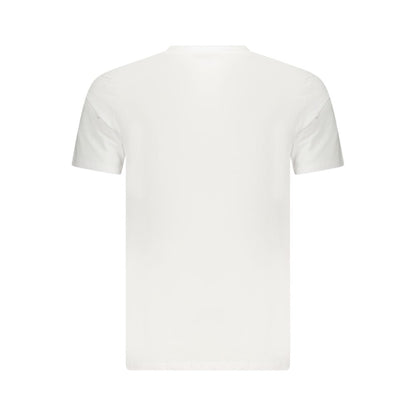 T-Shirt by Iceberg for men in stretch cotton white & print features a plush silhouette, showcasing a sophisticated and for a truly plush finish.