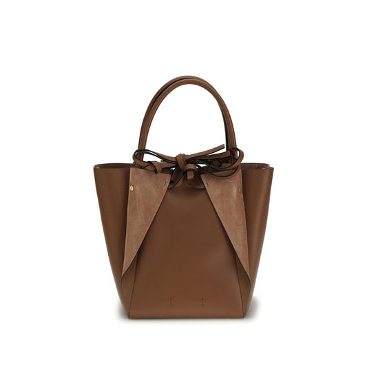 Small Shoulder Bag by Gabriela Hearst for women in suede lambskin leather brown features a effortless sophistication silhouette, secured by a with ample and versatile shoulder-strap for a effortless sophistication finish.